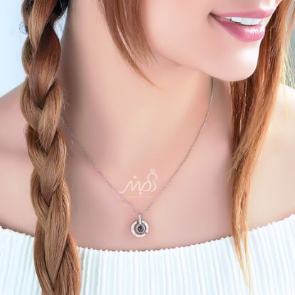 ‌‌💍گردنبند جواهری طرح cksee با آویز تلسکوپی 
