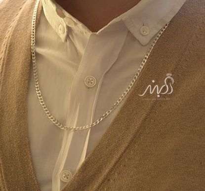 گردنبند مردانه 60 سانت نقره عيار 925(MG_3007)	