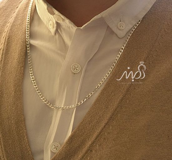 گردنبند مردانه 60 سانت نقره عيار 925(MG_3007)	