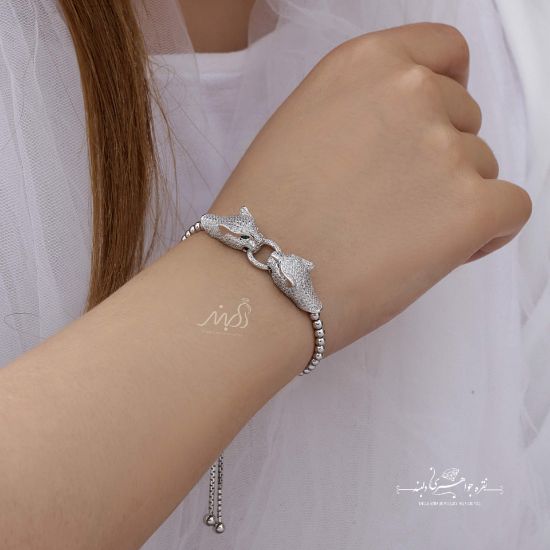 💍نیم ست جواهری پنتر نقره عیار ۹۲۵ (S_6011)‌‌‌‌‌‌ ‌