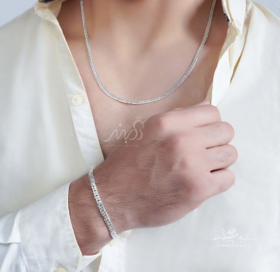 💍دستبند مردانه نقره عيار 925(MD_7009)