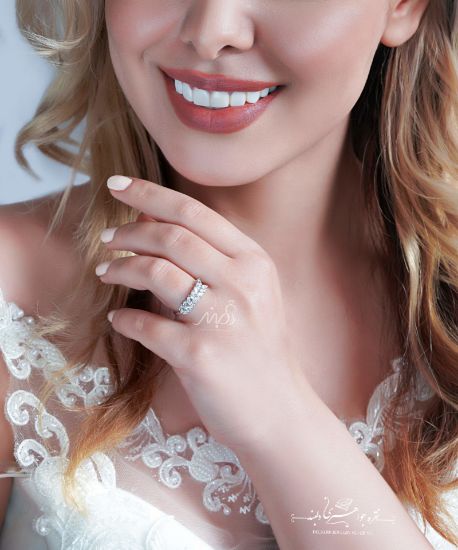 💍انگشتر جواهری خوشه گندم ؛ با طراحی خاص و زیبا نقره عیار ۹۲۵(R_1118)