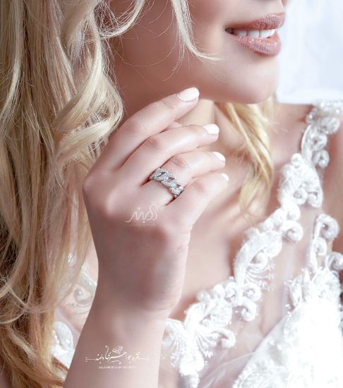 💍انگشتر جواهری کارتیر؛ خاص و زیبا نقره عیار 925(R_1119)