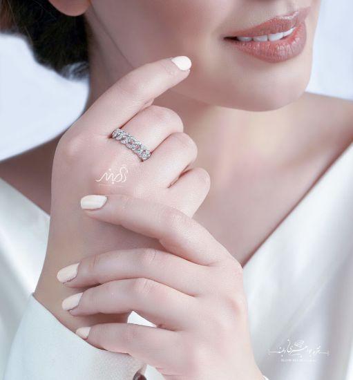 💍انگشتر جواهری کارتیر؛ خاص و زیبا نقره عیار 925(R_1135)