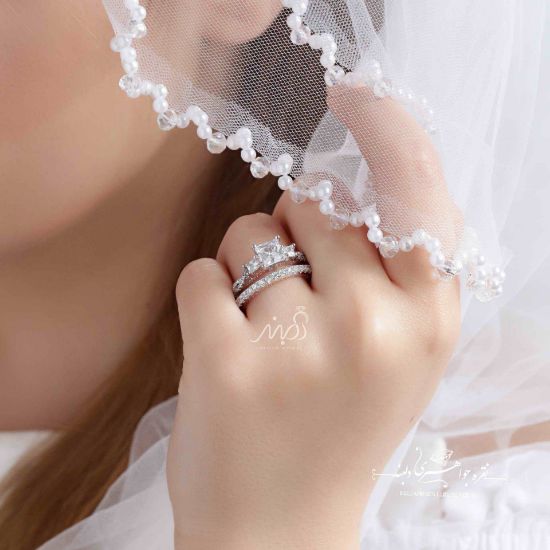 💍حلقه و پشت حلقه جواهری(P_2003)