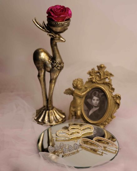 گل سر مرواريددار  قلبي (َْAG1002)