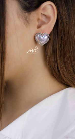 💍گوشواره خاص قلب ،جذاب و زیبا(be5009)‌‌‌‌