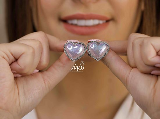 💍گوشواره خاص قلب ،جذاب و زیبا(be5009)‌‌‌‌	