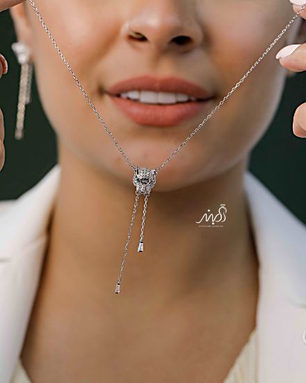 💍نیم ست جواهری لاكچري و خاص ، نقره عیار ۹۲۵(N_4188)