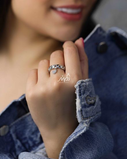 💍انگشتر جواهری خاص و زیبا؛ نقره عیار ۹۲۵(R_1161)