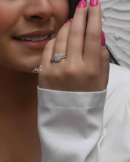💍انگشتر جواهری خاص و زیبا؛ نقره عیار 925(R_1171)