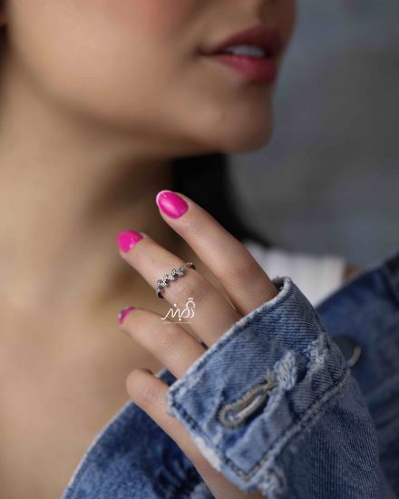 💍انگشتر خاص و زیبا؛ نقره عیار 925(R_1168)