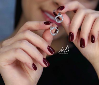 💍گوشواره جواهری ؛ با طراحي زيبا نقره عیار ۹۲۵ (E_5031)