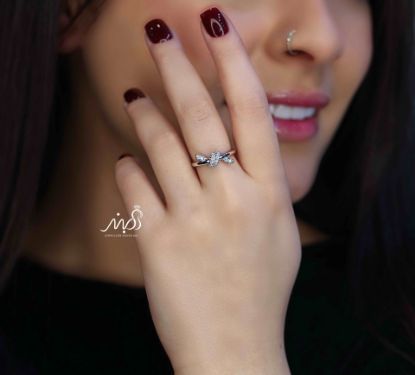 💍انگشتر جواهري  خاص و زیبا؛ نقره عیار ۹۲۵(R_1188)