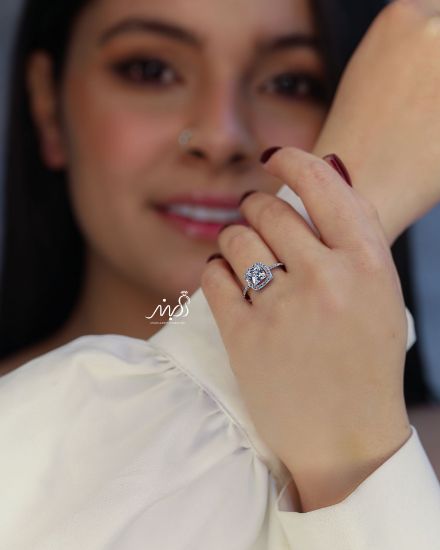 تصویر  💍انگشتر جواهري خاص و زیبا؛ نقره عیار ۹۲۵(R_1199)