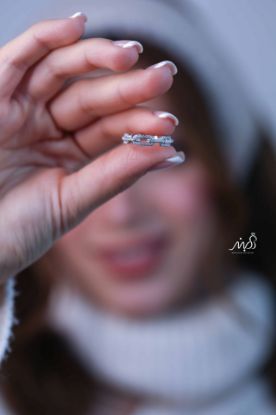 💍انگشتر جواهري کارتیر خاص و زیبا؛ نقره عیار ۹۲۵(R_1218)	