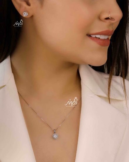 💍نیم ست قلب (آويز ، گوشواره ) خاص و زیبا ، نقره عیار ۹۲۵ (N_4233)‌‌‌‌‌‌