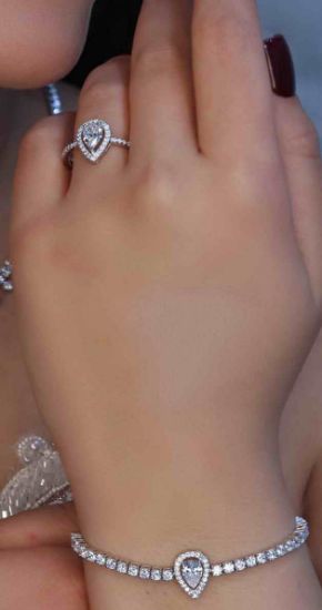 💍سرويس جواهری لاکچري خاص و زيبا(گردنبند ، گوشواره ، دستبند) (S_6030)‌‌‌‌‌‌ ‌