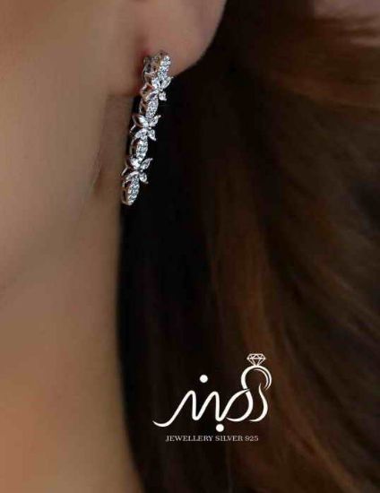 💍سرويس جواهری خاص و زيبا(گردنبند ، گوشواره ، دستبند ) نقره عیار 925 (S_6055)‌‌‌‌‌‌ ‌