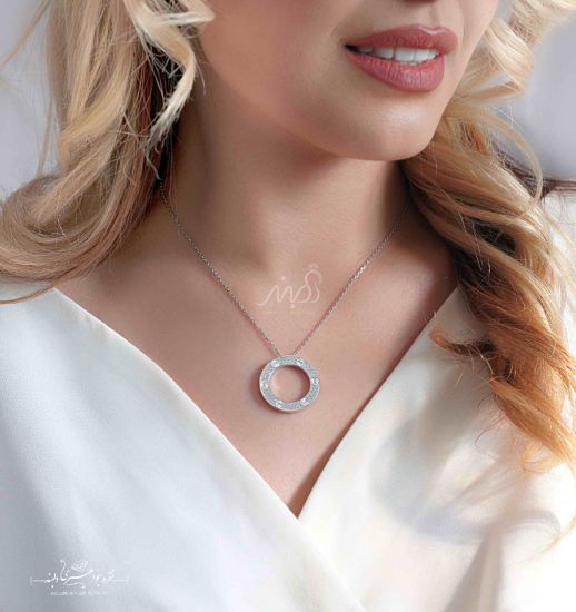 💍گردنبند پرطرفدار کارتیه ؛ طراحی زیبا و خاص نقره عیار ۹۲۵ با روکش نقره ای(G_3105)
