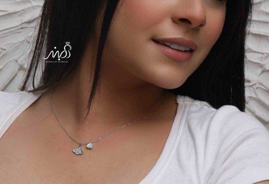 💍گردنبند جواهري خاص و زیبا ، نقره عیار ۹۲۵ (G_3200)‌‌‌‌‌‌
