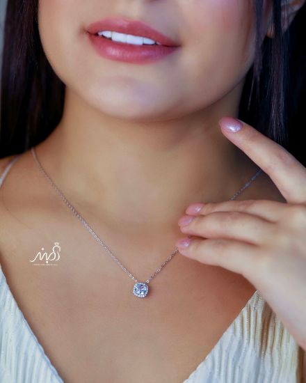 💍گردنبند جواهري خاص و زیبا ، نقره عیار 925 (G_3232)‌‌‌‌‌‌