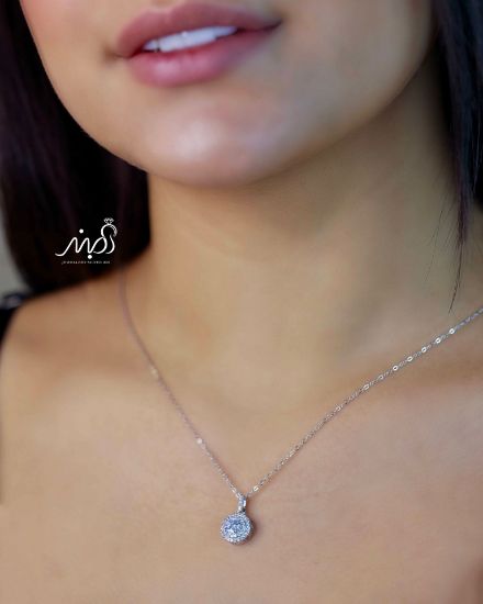 💍گردنبند جواهري خاص و زیبا ، نقره عیار 925 (G_3224)‌‌‌‌‌‌