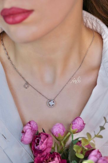 💍گردنبند جواهری خاص و زیبا ، نقره عیار ۹۲۵ (G_3274)‌‌‌‌‌‌