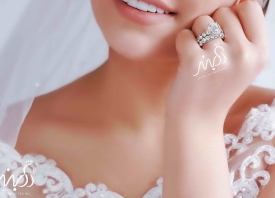 💍حلقه و پشت حلقه جواهری دورنگین آمریکایی ، نگین Round ؛ با طراحی خاص و زیبا نقره عیار ۹۲۵ با روکش طلا سفید‌‌‌‌‌‌‌ ‌‌