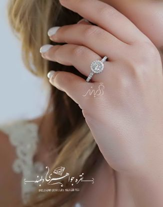 💍انگشتر جواهری سولیتر Round-cut مدل Verragio ؛ با طراحی خاص و زیبا نقره عیار ۹۲۵ (R_1110)