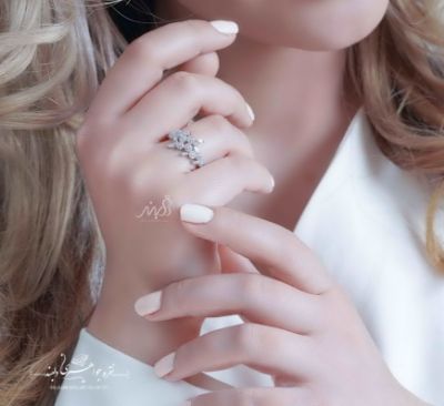 💍انگشتر جواهری مارکیز؛ خاص و زیبا نقره عیار ۹۲۵(R_1112)