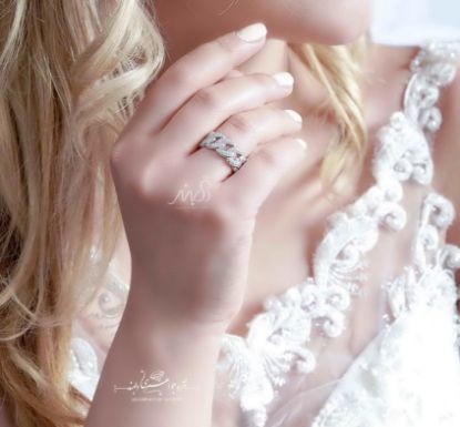 💍انگشتر جواهری کارتیر؛ خاص و زیبا نقره عیار ۹۲۵(R_1119)