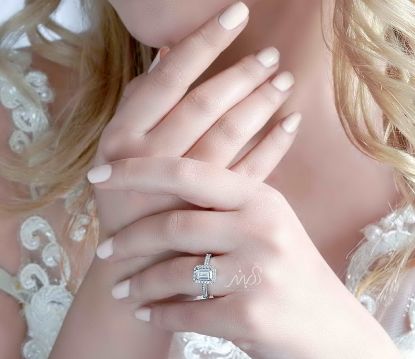 💍انگشتر جواهری امرالد؛ خاص و زیبا نقره عیار ۹۲۵(R_1132)