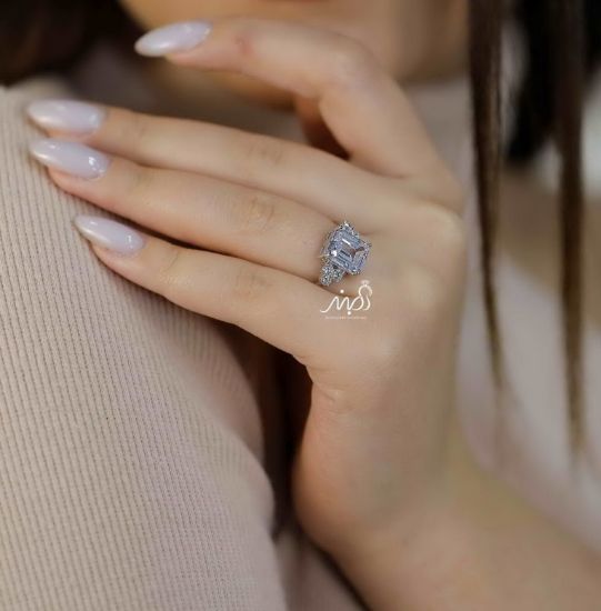 💍انگشتر جواهری خاص و زیبا؛ نقره عیار ۹۲۵(R_1148)