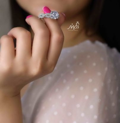 💍انگشتر جواهری خاص و زیبا؛ نقره عیار ۹۲۵(R_1159)