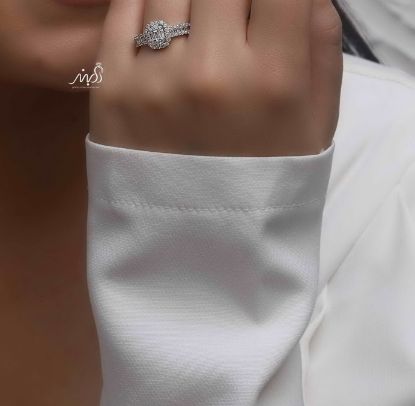 💍انگشتر جواهری خاص و زیبا؛ نقره عیار ۹۲۵(R_1171)