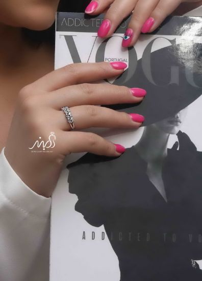💍انگشتر برگ خاص و زیبا؛ نقره عیار ۹۲۵(R_1175)