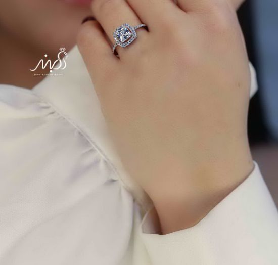 💍انگشتر جواهري خاص و زیبا؛ نقره عیار ۹۲۵(R_1199)