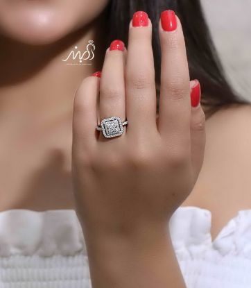💍انگشتر جواهري خاص و زیبا؛ نقره عیار ۹۲۵(R_1205)