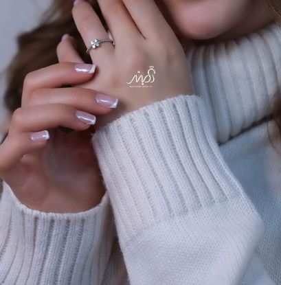 💍انگشتر جواهري ظریف خاص و زیبا؛ نقره عیار ۹۲۵(R_1225)