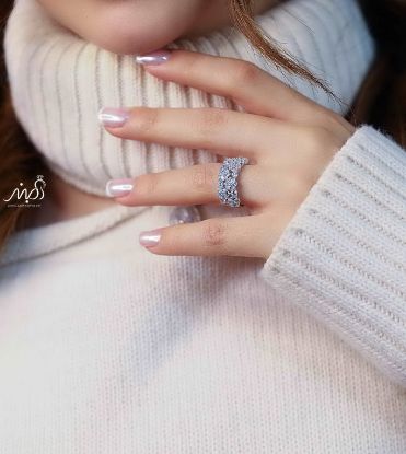 💍انگشتر جواهري خاص و زیبا؛ نقره عیار ۹۲۵(R_1229)