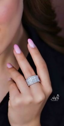💍انگشتر جواهري لاکچری خاص و زیبا؛ نقره عیار ۹۲۵(R_1242)