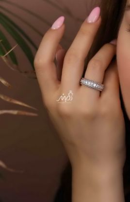 💍انگشتر جواهري خاص و زیبا؛ نقره عیار ۹۲۵(R_1246