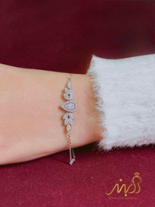 💍دستبند جواهری  ، نقره عیار 925 (D_7220)