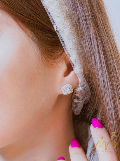 💍نیم ست جواهري خاص و زيبا  (آويز ، گوشواره و انگشتر )  ، نقره عیار ۹۲۵(N_4291)
