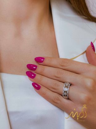💍انگشتر جواهري با ونکلیف خاص و زیبا؛ نقره عیار ۹۲۵(R_1234)