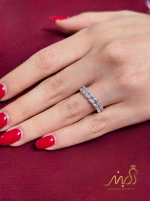 💍انگشتر جواهري کارتیر ؛ نقره عیار ۹۲۵(R_1275)