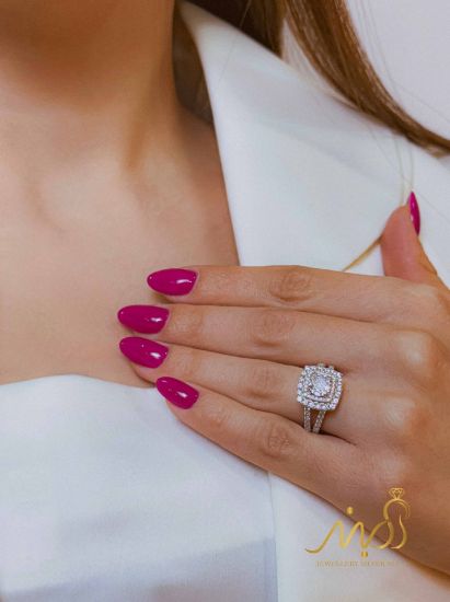💍انگشتر جواهري ؛ نقره عیار ۹۲۵(R_1294)