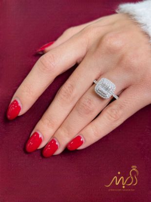 💍انگشتر جواهري ؛ نقره عیار ۹۲۵(R_1299)